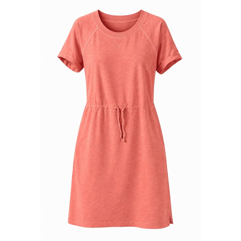 Sonoma Coral Short Sleeve Sweatshirt Dress 0X